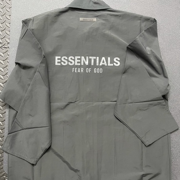 *SOLD* Fear of God Essentials Coaches Black Jacket - Picture 7 of 12